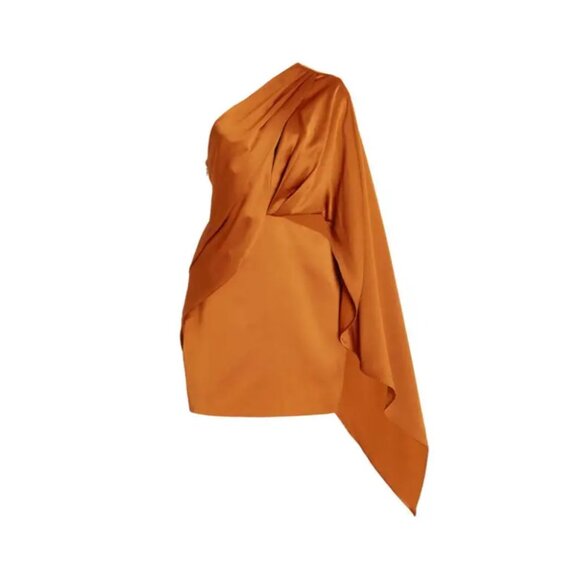 Significant Other Anne One Shoulder Wrap Mini Dress - Picture 2 of 7